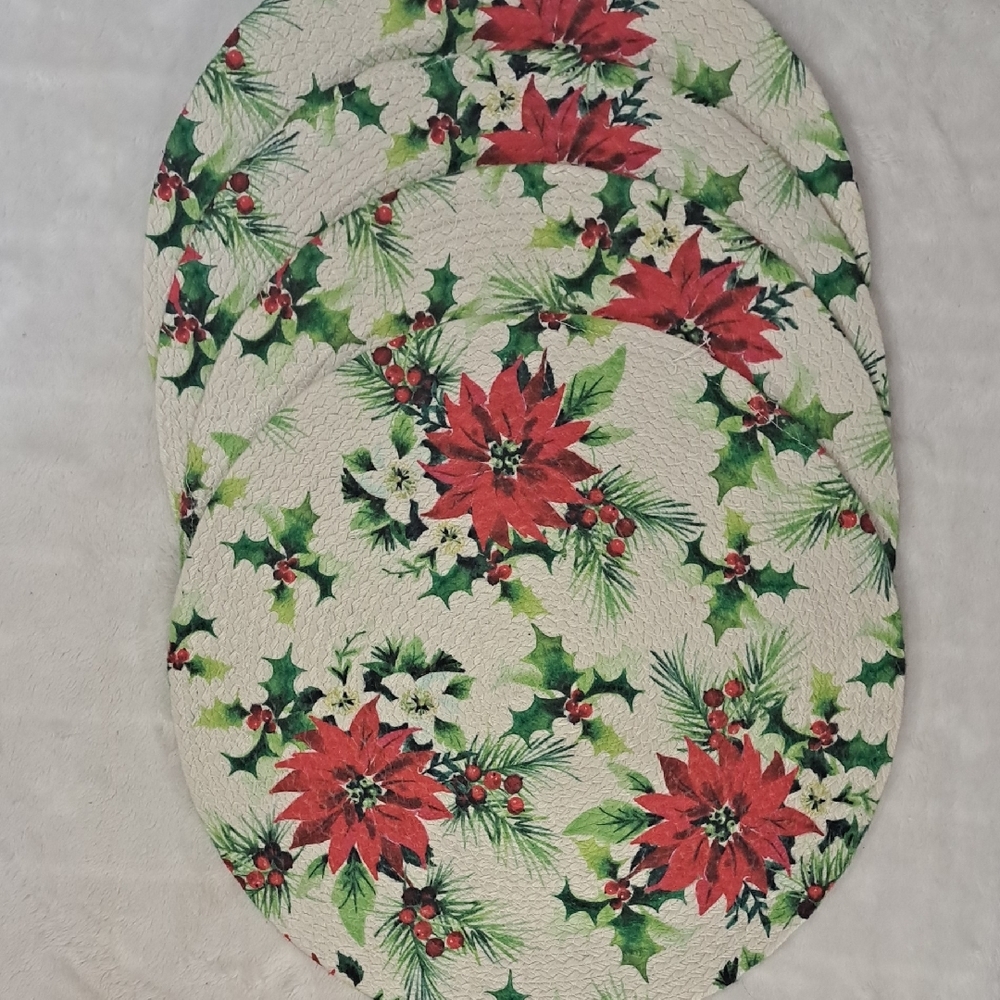 Vintage Festive Floral Placemats